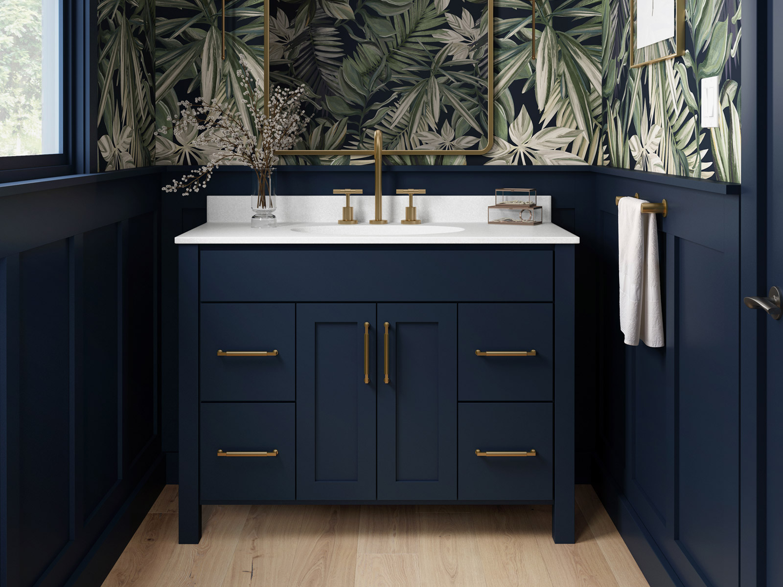 stunning Cobalt blue Interlude Vanity