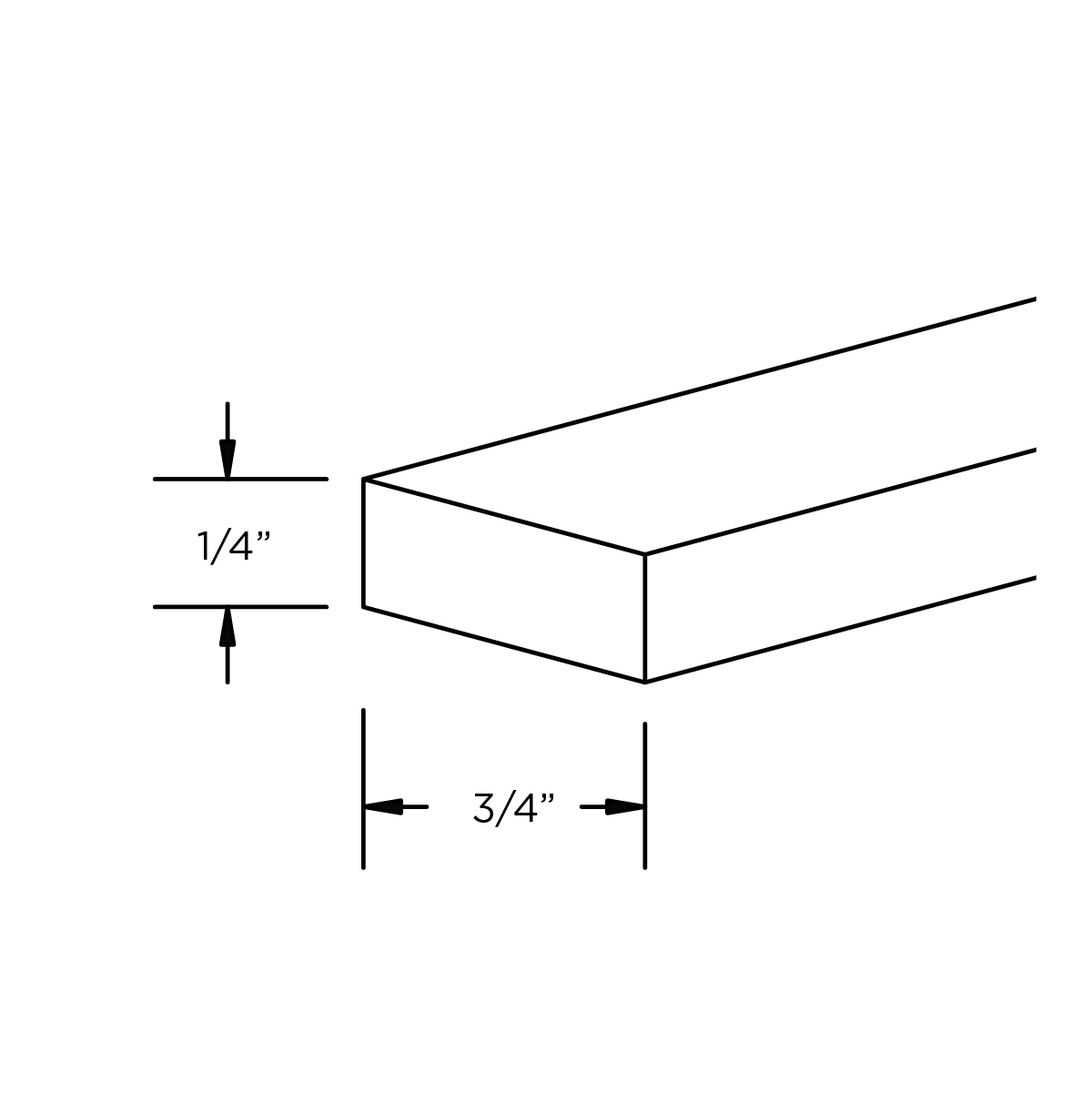 Molding Cleats and Spacers - 1/4