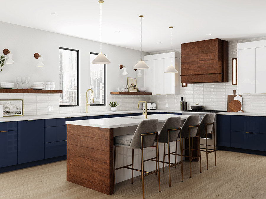 Freya multi-tone kitchen