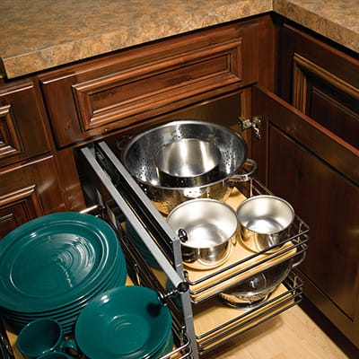 Kitchen Accessory - Divided Drawers - Bertch Cabinet Manufacturing