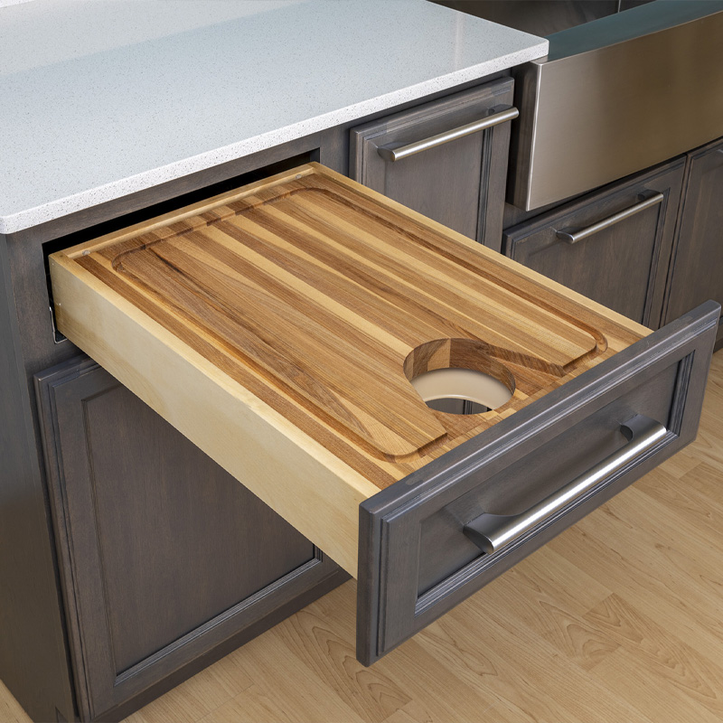 Drawer With Sliding Top - Accessory - Bertch Cabinet Manufacturing