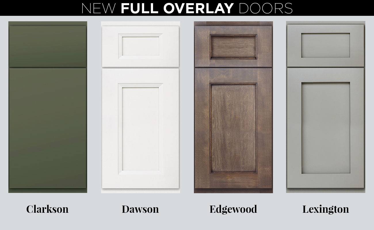 New Full Overlay Doors from Bertch Cabinet