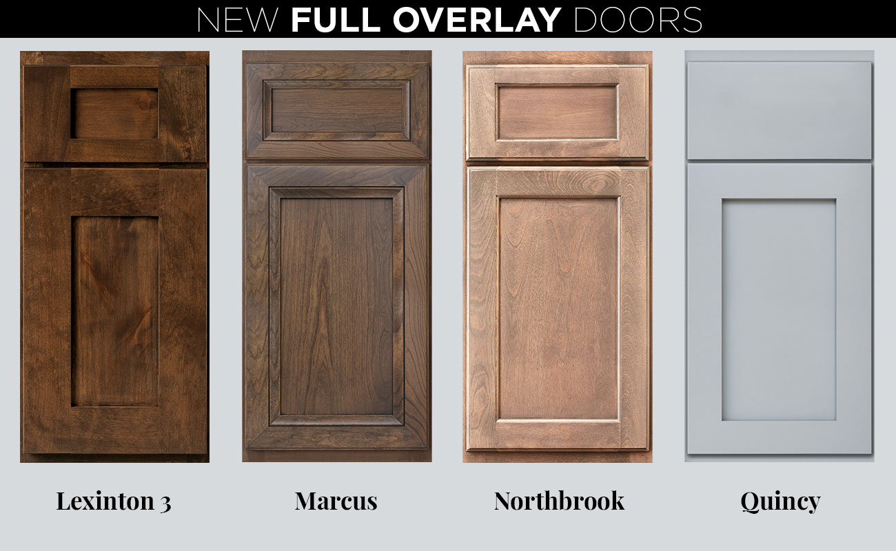 New Full Overlay Doors from Bertch Cabinet