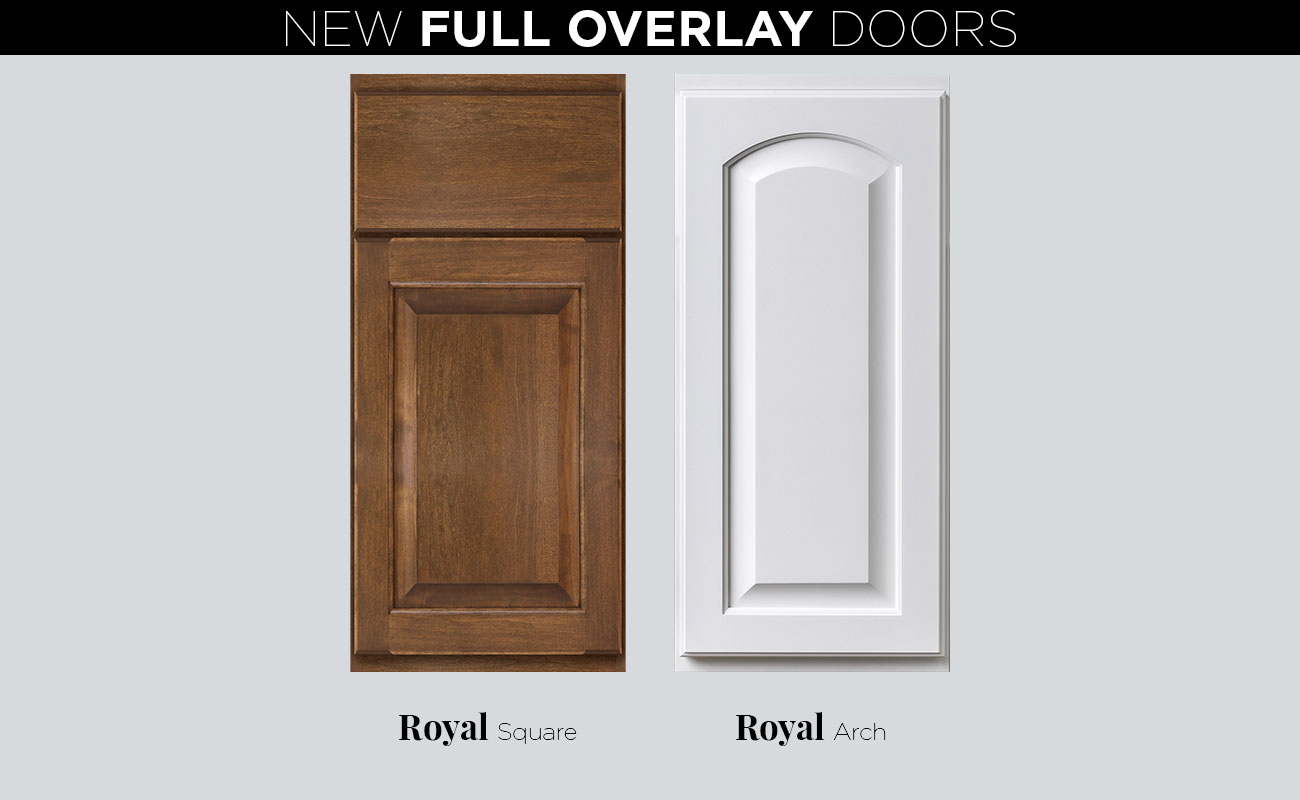 New Full Overlay Doors from Bertch Cabinet