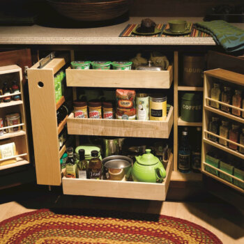 The ultimate under-the-counter pantry storage solution! Store all your cans, spices, and box goods in one place with our Base Super Organizer.