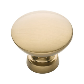 With a soft mushroom design style this cabinet knob features round corners without any sharp edge for a delicate and comfortable look. This model comes with a beautiful Champagne Bronze finish.